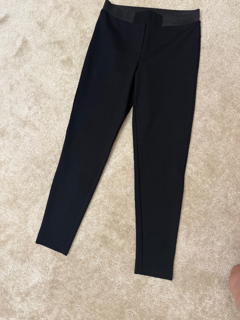 Calvin Klein Black Pull On Slim Pants Petite 6P